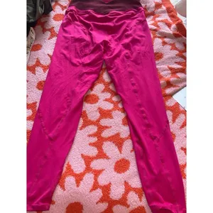 Free people movement pink leggings thumbnail 4