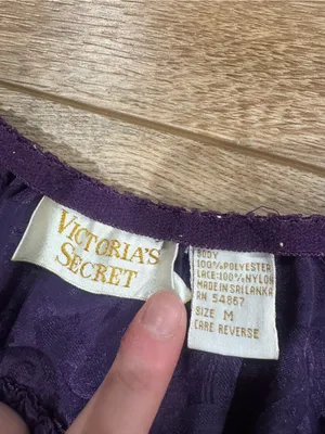 VICTORIA’S SECRET Vintage Chic 90s Gold Label Purple Sleep Shorts | Size Medium thumbnail 3