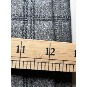 LOFT Gray Plaid Pull On Pants XL Stretch Slim Skinny Office‎ Workwear Y2K thumbnail 8