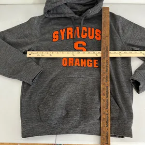 Syracuse Orange Colosseum Hoodie Sweatshirt‎ Pullover Womens Medium Gray thumbnail 5