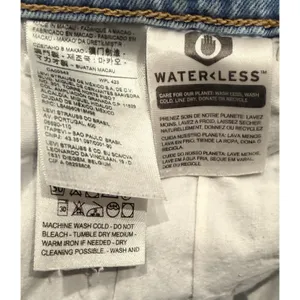 Levis Premium Ribcage Straight Ankle Jeans Womens 32x27 High Rise Light Wash thumbnail 6