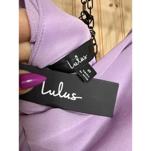 NWT Lulus Notorious Poise Lavender Sleeveless Cowl Neck Maxi Dress Bridesmaid S thumbnail 9