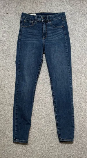 GAP Dark Blue Short High Rise Universal Jeggings thumbnail 1