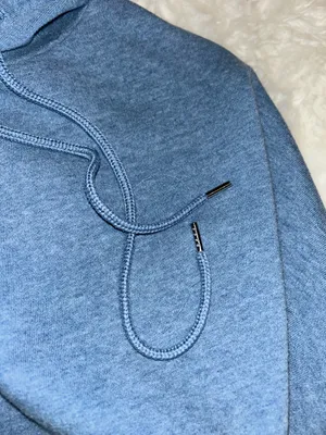 Forever 21 Cropped Hoodie Blue Sweatshirt thumbnail 4
