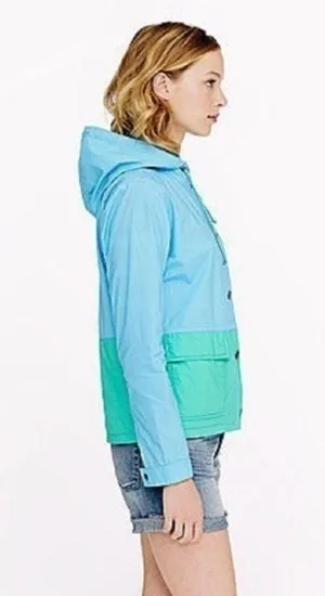 J. Crew • Blue Green Poplin Sail Jacket thumbnail 5