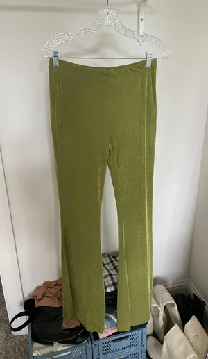 Green Flare Pants thumbnail 1