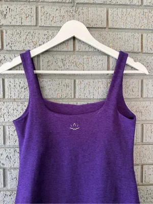 Beyond Yoga Spacedye Icon Midi Dress Size Small Purple thumbnail 7