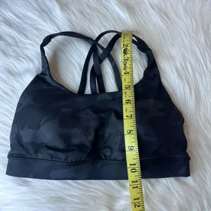 Lululemon Energy Bra Incognito Camo Multi Grey Size 4 thumbnail 8