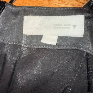 Zara Metallic Grey Halter Open Back Jumpsuit High Neck Size L thumbnail 7