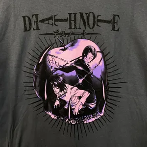 Death Note Light Yagami vs L in Ryuks Apple Anime Tee L thumbnail 2