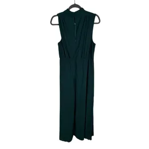 Lulus Classic Elegance Emerald Chiffon Sleeveless Mock Neck Maxi Dress Size XL thumbnail 7