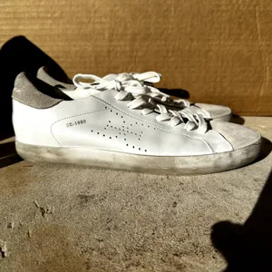 Sam Edelman Aubrie Leather Suede Sneakers Lace Up Low Top Perforated White 9M thumbnail 3