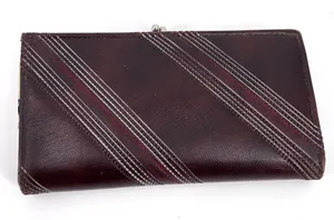 Vintage brown wallet 80s‎ Brown thumbnail 1