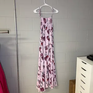 Free People Intimately Garden Party Floral Maxi Dress in Purple Women’s Sz Small thumbnail 7
