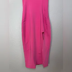 h:ours Lazaro Strapless Plunge Midi Dress in Pink Candy size XS NEW $160 thumbnail 6