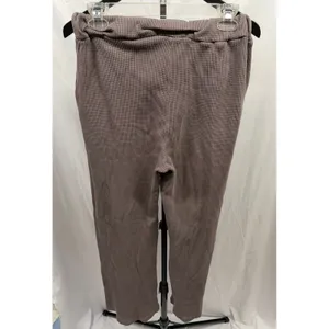 TALENTLESS Women's Medium Waffle Casual Neutral‎ Lounge Pants in Porcini thumbnail 7