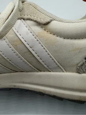 Adidas Retrorun FY6494 Womens 7.5 Chalk White Beige Suede Retro Sneakers thumbnail 7