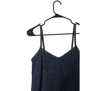 Old Navy Dark Blue Sleeveless Soft Denim Maxi Dress Women Sz 4 thumbnail 8