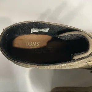 Toms metallic desert wedge Booties size 7.5‎ thumbnail 6