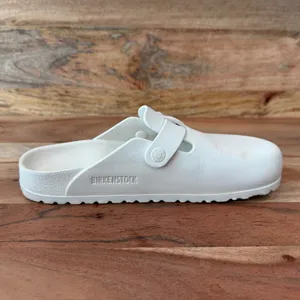 Birkenstock | 38 | Womens 7-7.5 | Boston Essentials EVA Slip-On Clog in Eggshell thumbnail 6