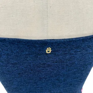 Spiritual Gangster Practice Cami‎ Navy Blue Side Stripe Crop Top Size Small thumbnail 7