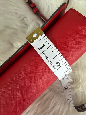 Tory Burch Emerson Combo Crossbody Red Leather Gold Logo Handbag thumbnail 2
