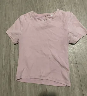 PacSun Light Pink Ribbed Crop Top thumbnail 1