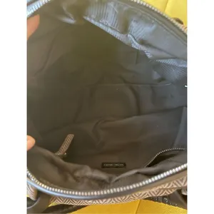 Giorgio Armani vintage fabric with Leather Hand Bag thumbnail 5