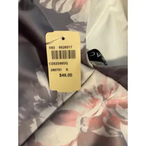 TRAC Skater Dress Floral Mauve Pink‎ Spaghetti Strap NWT Romantic Small thumbnail 4