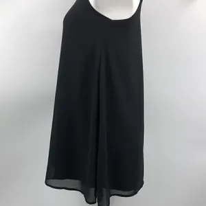 Lulu’s Tell Me black small swing halter dress thumbnail 4
