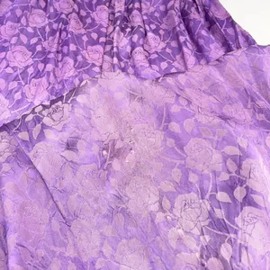 Vintage Handmade‎ Strapless Midi Dress Size M Paisley Floral Purple Boho Indie thumbnail 9