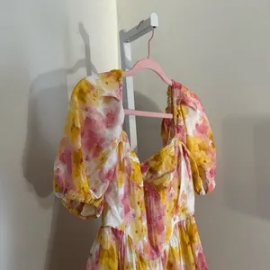 Bardot Aliah Floral Puff Sleeve Corset Mini Dress Regencycore Womens Sz L / US 8 thumbnail 7