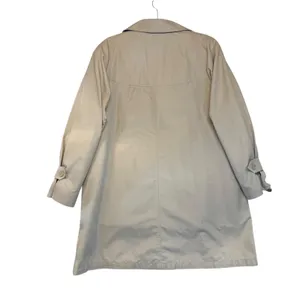 London Fog Women‎ Beige Trench Coat Barncoat Vintage Retro Cozycore Size 14 thumbnail 7