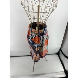 Boden Floral Print Mini Skirt Elastic Waist Navy Size 8L thumbnail 4