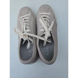 Rothy's The Lace Up Knit Sneaker Storm Gray Women's Casual Shoes Sz 9 thumbnail 5