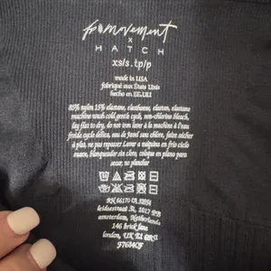 447 | FP Movement x HATCH Good Karma Maternity Crop Sports Bra Black XS/S thumbnail 5