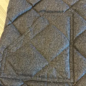 J. Crew Factory Women's Quilted Gray Vest - Size L thumbnail 2