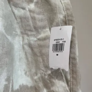 Old Navy Tie Dye Cream/White High-Waisted Printed Linen-Blend‎ Short Size M thumbnail 6