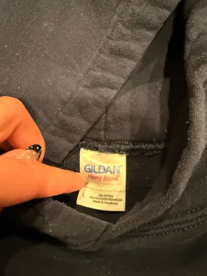 Navy Blue Hoodie Size L thumbnail 2