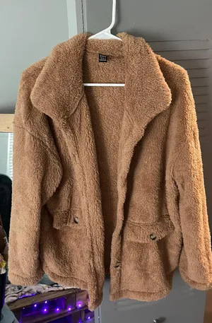 SheIn Teddy Coat thumbnail 3