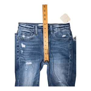 Altar'd State Womens Medium Wash Distressed Skinny Jeans, Size 26 thumbnail 7