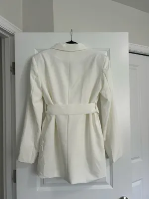 New Showpo Denali Mini Dress Tie Waist Blazer Dress Size Small MSRP $119 thumbnail 4