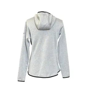 Nike Dri-FIT Hoodie Womens Medium Gray Pullover Athletic Sweatshirt thumbnail 2