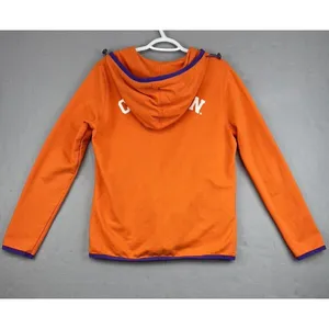 Clemson Jacket Woman’s XL Full Zip Long Sleeve Hooded Tigers Orange E5 thumbnail 5