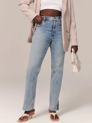 Abercrombie & Fitch The 90s Straight Ultra High Rise thumbnail 5