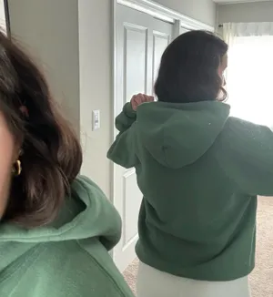 Abercrombie Green Hoodie thumbnail 2