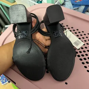 Sugar Block Black Heels Size 6.5 thumbnail 7