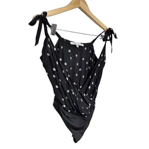 Lovers + Friends Bodysuit Cami Polka-dot Size Extra Small in Black thumbnail 3