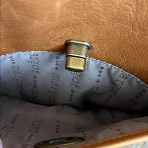 margot New York leather‎ backpack purse Tan thumbnail 7