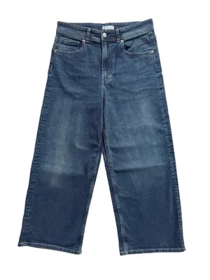 H&M High Rise Wide Legged Jeans size 10 thumbnail 1